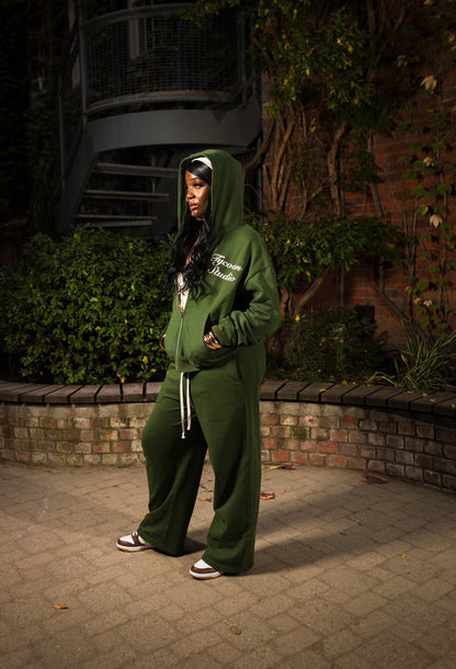 Forest Green Tracksuit ( FULL SET )